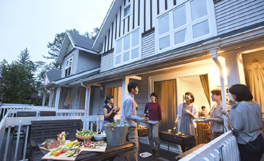 ゲストルーム・アメニティ　テラス